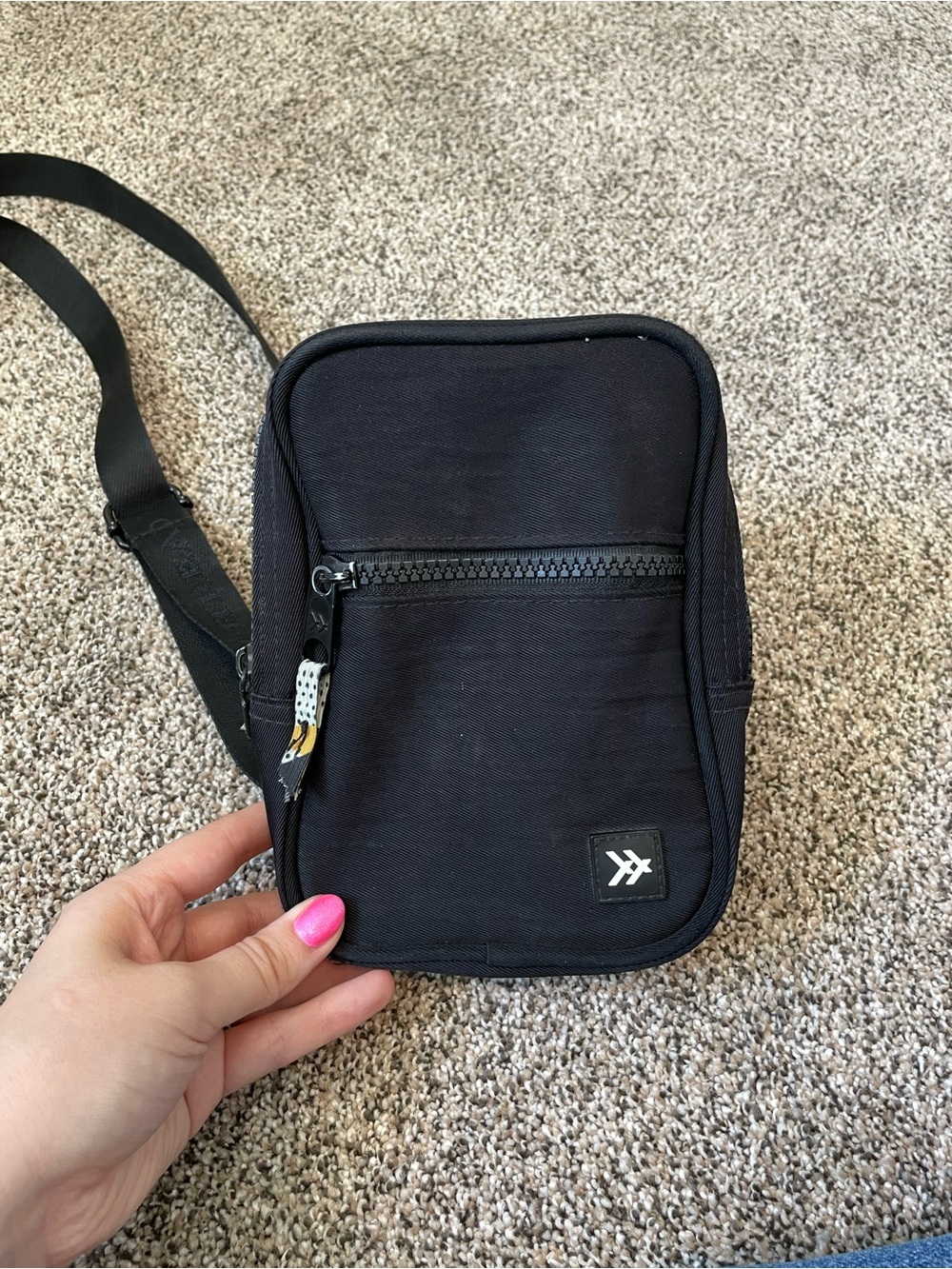 Thread & Supply Black Compact Crossbody Bag